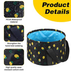 Molain Foldable Bucket for Soaking Feet, Portable Foot Bath Tub Spa Basin Black - Image 6