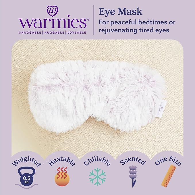 warmies Microwavable Eye Mask for Warmth & Comfort - Image 4
