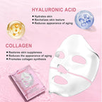 8 Pack Collagen Face Mask for Women, Hydrating Hydrogel Sheet Mask for Skin - Image 3