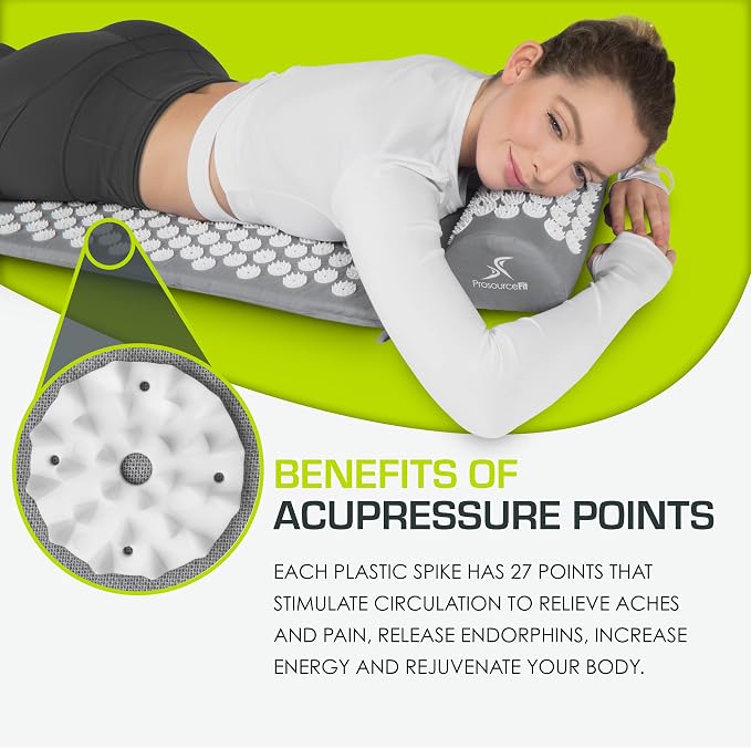 ProsourceFit Acupressure Mat and Pillow Set - Image 3