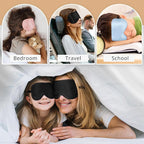 Silk Sleep Mask Eye Cover, 100% Real Natural Eye Mask - Image 7