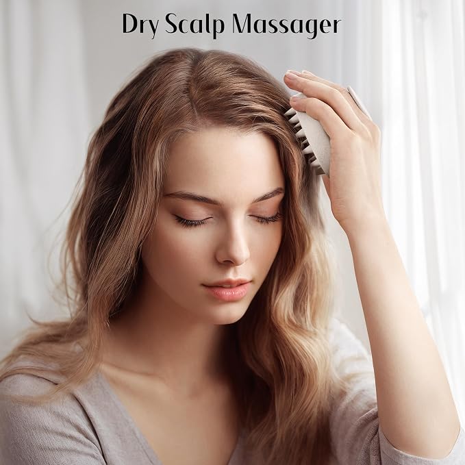 HEETA Scalp Scrubber Shampoo Brush, Scalp Massager Tool - Image 3