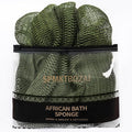 SPMKTBOZAI African Net Sponge Authentic, Loofah Exfoliating Body Scrubber Bath by SPMKTBOZAI