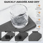 4PCS Water Absorbing Stone Tray - Image 2