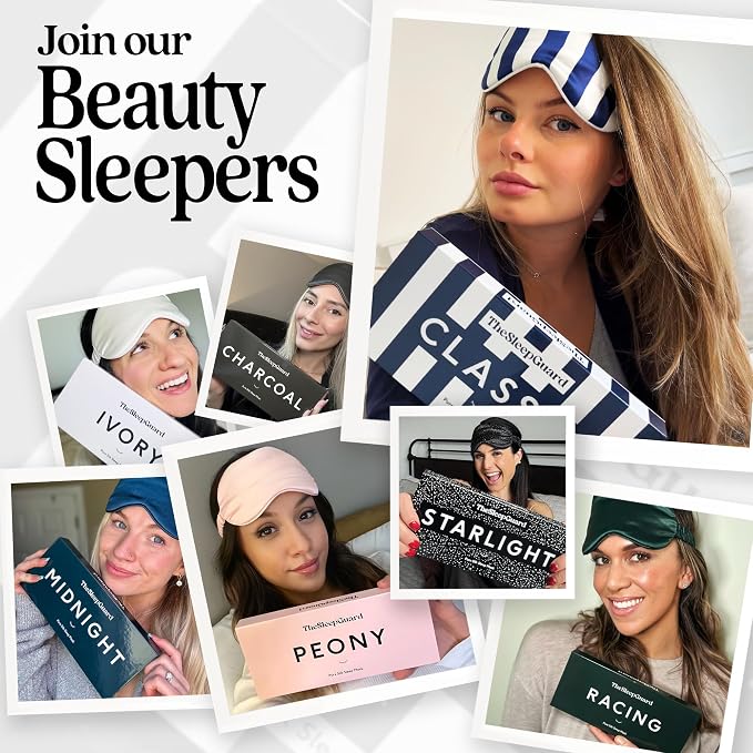 TheSleepGuard Pure Silk Sleep Mask Light Blocking Travel Essentials. Eye Masks - Image 7
