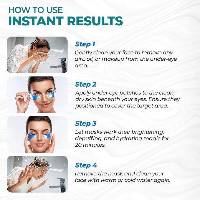Eye Patches for Reducing Puffy Eyes and Dark Circles, Wrinkles | Eye mask - Image 4
