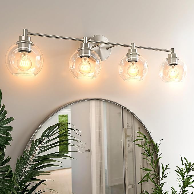 VONLUCE Bathroom Light Fixtures, 4-Light Vanity Light - Image 9
