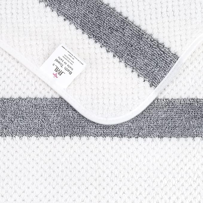 JML Large Bath Towels Set of 2, Microfiber Bath Towel - Image 3