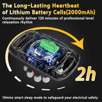 18 Head Massage Gun Set, Deep Tissue Percussion Massager 9 Modes 9 Intensities - Image 4