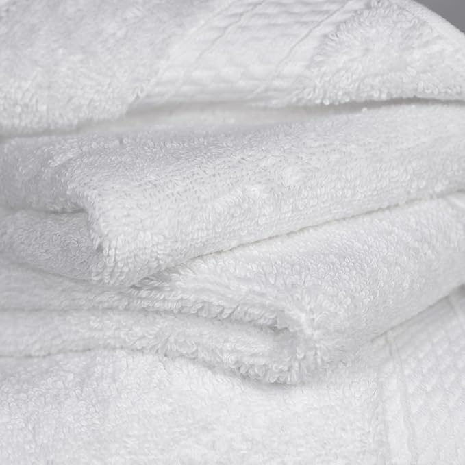 SUPERIOR Egyptian Cotton Pile 6 Piece Towel Set, Includes 2 Bath, 2 Hand - Image 8