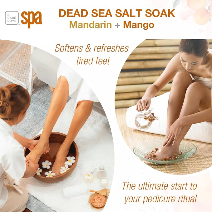 BCL Spa Mandarin Mango Dead Sea Salt Soak – Professional Age-Defying Soak - Image 3