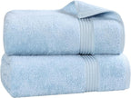 Superior Egyptian Cotton 2-Piece Bath Sheet Towel Set, Oversized Body Towels by SUPERIOR