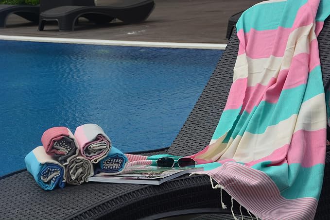 Turkish Beach Towel Peshtemal Blanket - Image 5