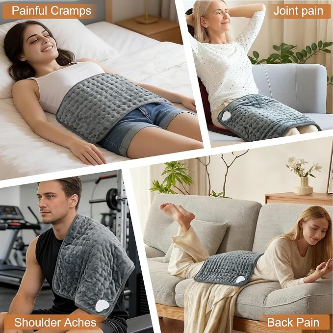 Electric Heating pad for Back Neck Shoulder Knee Arms Legs- Electric Heat Pads - Image 7