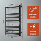 Towel Warmer, Stainless Steel Towel Warmer Rack - Image 6