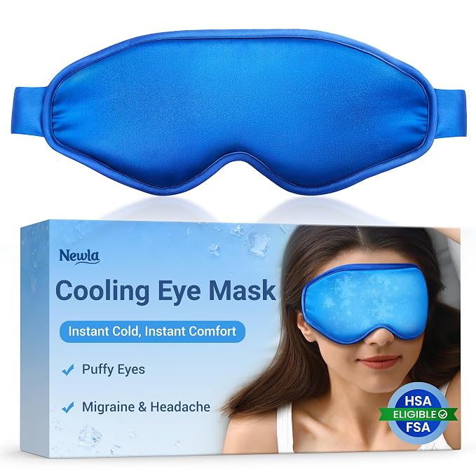 Cooling Eye Mask for Puffy Eyes: Fsa Eligible Items Hsa, Face Ice Eye Pack for by NEWLA