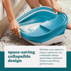 Homedics Smart Space Bubble Mate Collapsible Foot Spa, Heat-Maintaining - Image 3