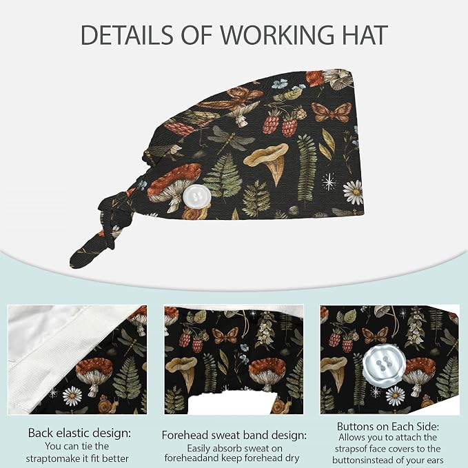 2 Pcs Working Cap with Sweatband - Image 3