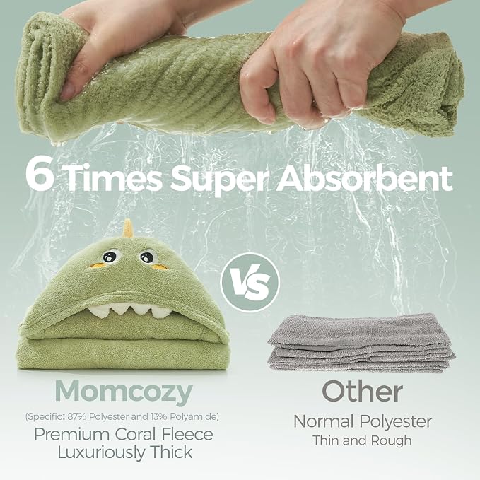 Momcozy Baby Bath Towels with Visualize Health Label - Image 4