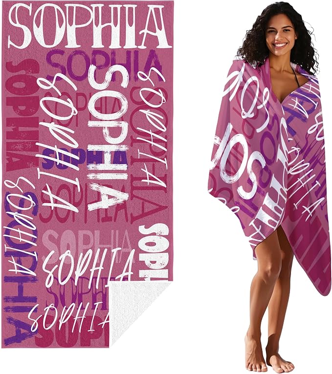 JML Personalized Beach Towel - Image 2