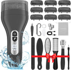 Electric Callus Remover for Feet, Professional Pedicure Kit Rechargeable Foot by AdamPark