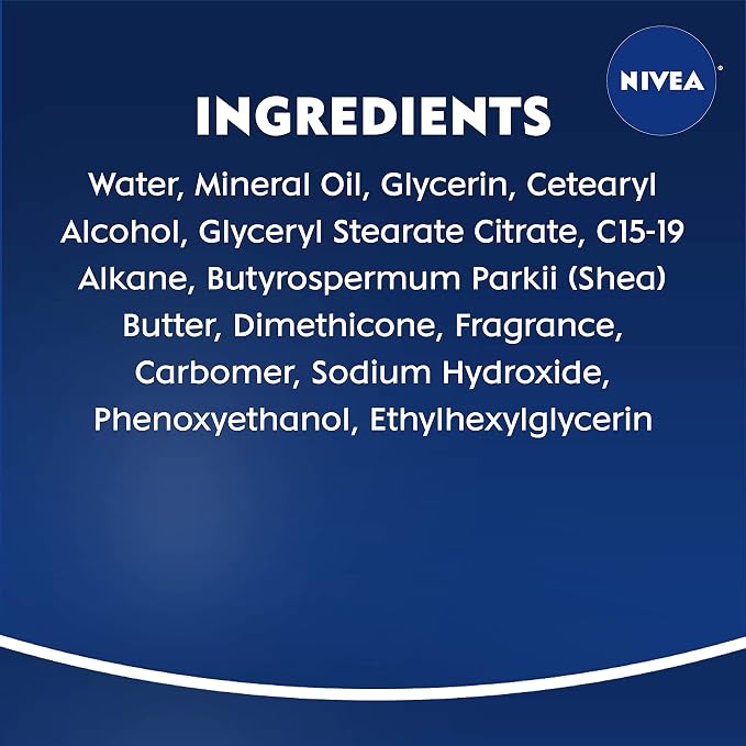 NIVEA Shea Daily Moisture Body Lotion 6.8 fl. oz. Bottle - Image 5
