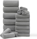 Hailea 18 Piece Family Bath Towel Set Include 6 Bath Towels, 6 Hand Towels and by Hailea