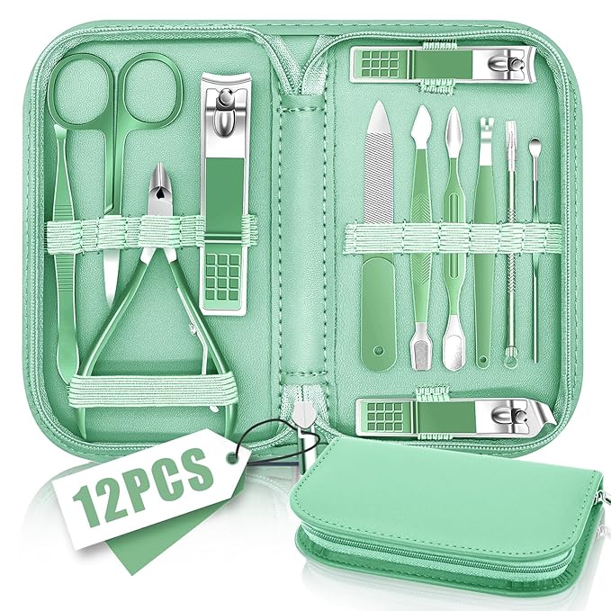 Manicure Pedicure Set, Nail Clipper Set by BLESWIN