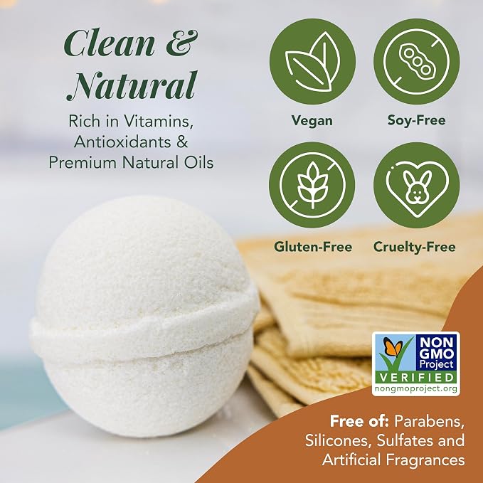Saavy Naturals Bath Bombs – Relaxing Foaming Fizz Bubbles, Organic Bath Bombs - Image 5