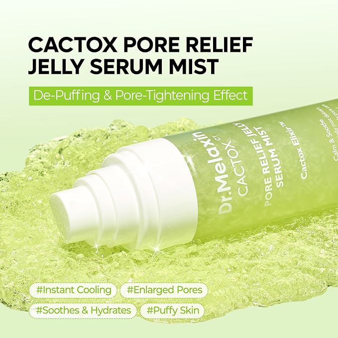 Dr.Melaxin Cactox Pore Relief Jelly Serum Mist, Instant Cooling Face Mist - Image 2