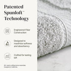 Modern Threads - Spun Loft 6-Piece 100% Combed Cotton Towel Set - Bath Towels - Image 2
