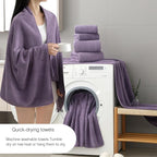 18 Piece Family Bath Towel Set Include 6 Bath Towels, 6 Hand Towels and 6 - Image 2