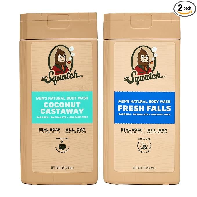 Dr. Squatch Natural Men's Body Wash Shower Gel by DrSquatch