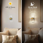 JandCase Night Lights Plug into Wall, Dusk to Dawn Sensor, 5000K White LED - Image 3