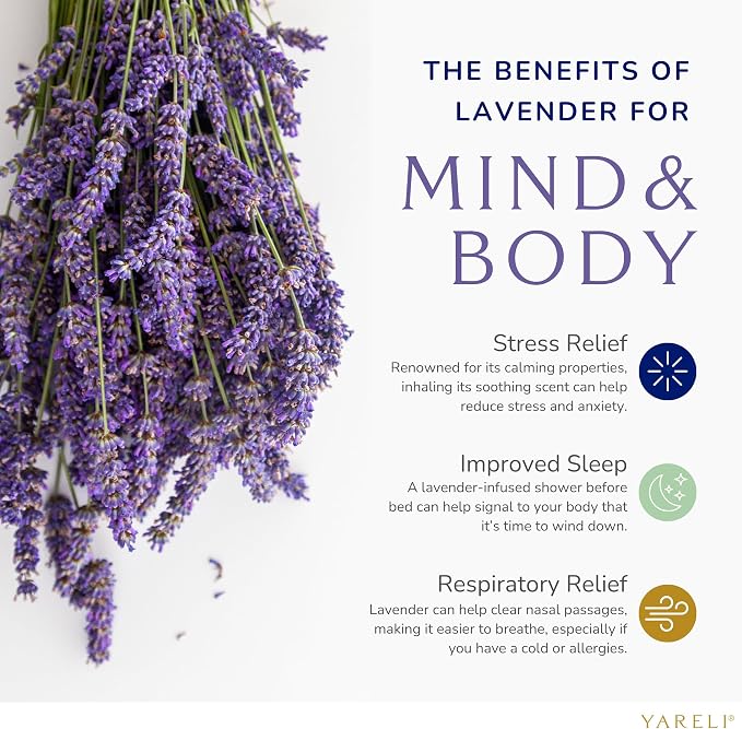 Yareli Lavender Shower Steamers Aromatherapy – Calming Essential Oils, - Image 2
