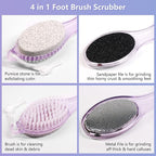 2-Pack 4 in 1 Pedicure Tool Callus Remover - Image 4