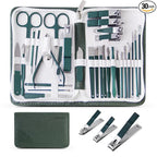 WOAMA Manicure Set Nail Clippers 30-piece Pedicure Kit Manicure Tools Nail by WOAMA