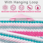 Pink Soft Towel Set, 1 Bath 28"x52", 1 Hand 16"x27", 1 Wash Cloth 13"x13 - Image 2