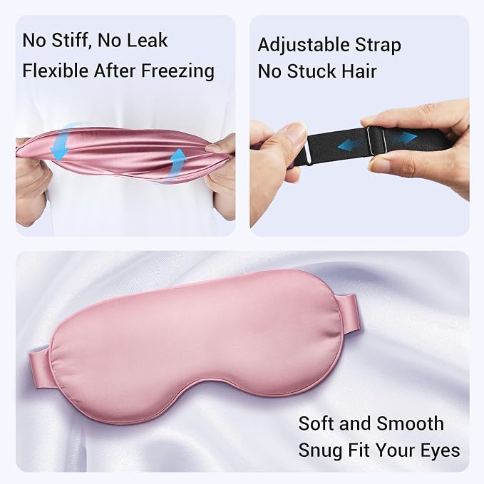 Self Care Gift for Women, Cooling Eye Mask for Puffy Eyes, Tired Eyes, Headache - Image 6