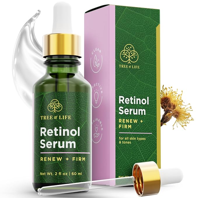 Tree of Life Beauty Retinol Serum, Skin Smoothing Face Oil by TreeofLifeBeauty
