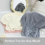Jseng 3Packs Microfiber Hair Towel - Image 6
