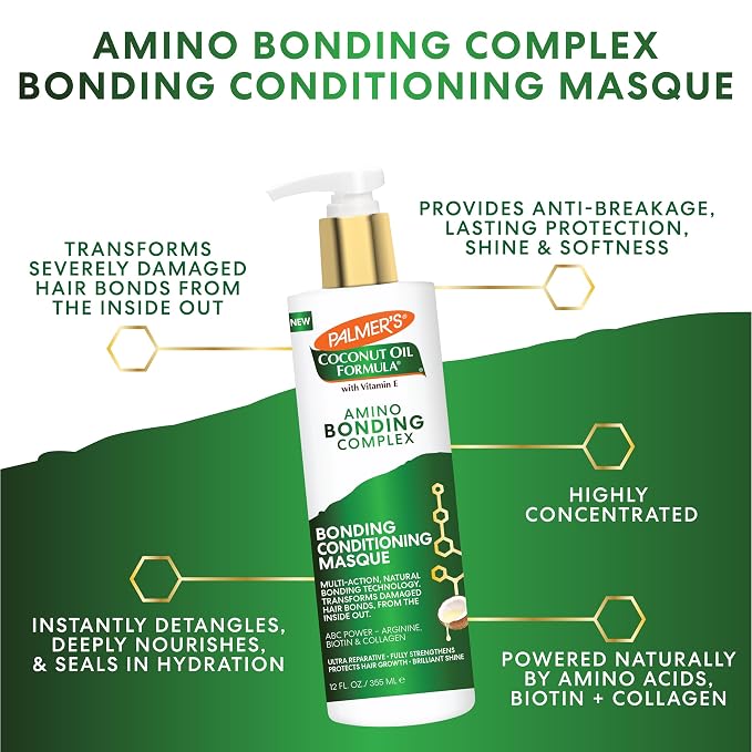 Palmer's Amino Bonding Complex Hair Mask, Intense Conditioning Masque Pack - Image 2