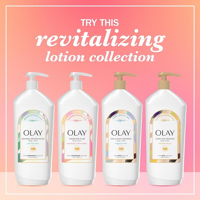 Olay Body Lotion for Women, Effortless Glow, Restore Natural Glow, 24hr - Image 6