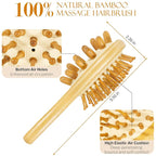 STYLEMATE 2-in-1 Mini Bamboo Hair Brush - Image 4
