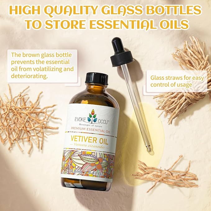 EVOKE OCCU Pure & Natural Vetiver Essential Oil - Image 7