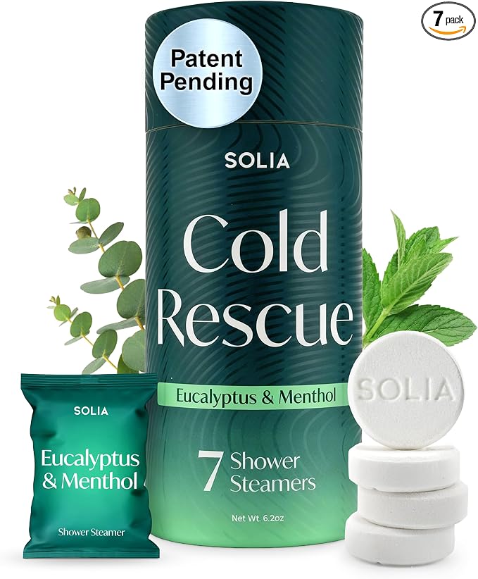 Solia Shower Steamers Eucalyptus and Menthol 7-Pack by Unknown