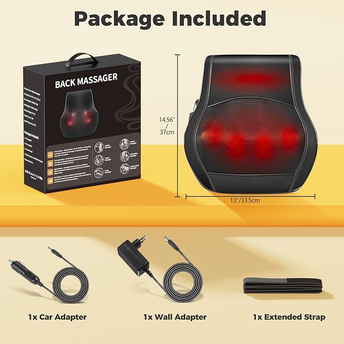Brelley Neck and Back Massager for Pain Relief Deep Tissue - Image 8