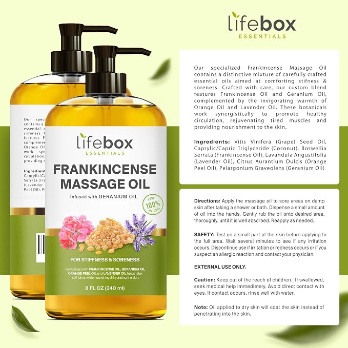 Frankincense Massage Oil – 100% Pure & Natural - Image 4