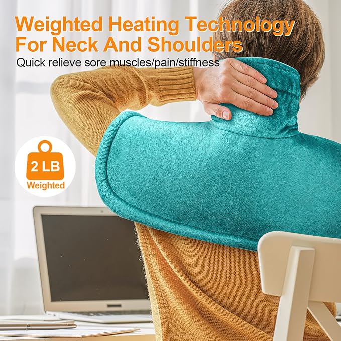 Heating Pad for Neck and Shoulders and Back, Mothers Day Gifts for Mom Wife - Image 2
