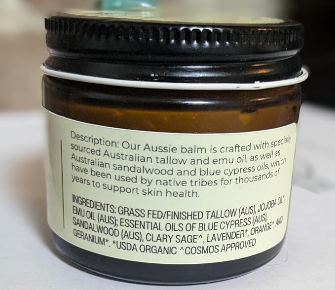 Hearth and Homestead: Handmade Blue Outback Australian Whipped Tallow Balm - Image 9